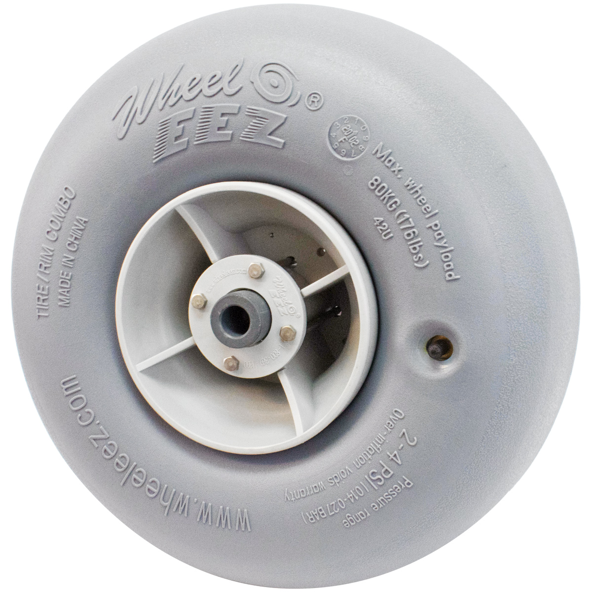 Wheeleez™ 42 cm (16,5″) Poliüretan Tekerlek; 20 mm (34″) Rulman
